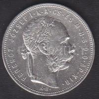 1881KB. 1Ft "Ferenc József" Ag tanúsítvánnyal T:2-