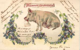 Easter, pig litho