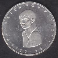 NSZK 1977. 5M Ag "Kleist" tanúsítvánnyal T:exPP