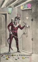 Krampus, knocking
