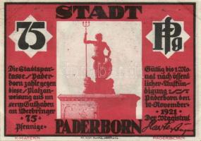 Német Birodalom/Weimari Köztársaság/ Paderborn 1921. 50pf, 75Pf, 1M + NDK 1971. 10M T:I,I-