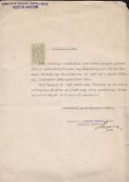 1920-1960 kb 50 darabos okmány hagyaték tétel, benne judaika téma és politikus aláírások is