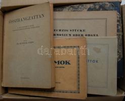 cca 1900-1940 Nagy kotta tétel, sok szép kiadással