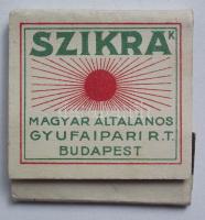 Szikra - Jupiter háború előtti használatlan doboz gyufa / Unused box of vintage matches