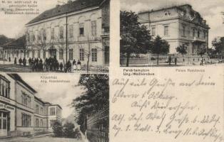 Fehértemplom with Palace Radulovics, hospital and tax office
