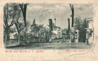 1899 Királyhida, Lajtabruck Austrian-Hungarian border station