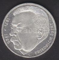 NSZK 1975J 5M Ag "Friedrich Ebert" tanúsítvánnyal T:2+