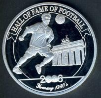 Uganda 2006. 2000Sh Ag "Futball hírességei - Lothar Matthäus" T:PP