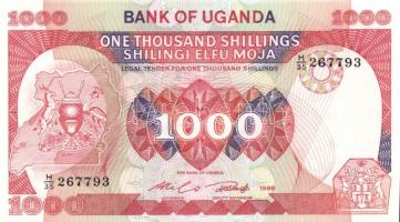 Uganda 1966. 5Sh + 1986. 500Sh + 1000Sh T:I