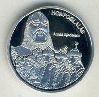 DN "Nemzetünk nagyjai-Árpád Fejedelem" Ag emlékérem 10,37g T:PP Tanúsítvánnyal!