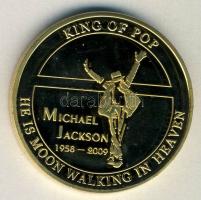 2009. Michael Jackson aranyozott ffém emlékérem T:exPP
