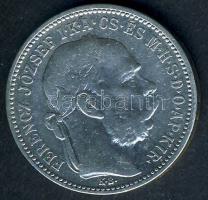 1894. 1K Ag "Ferenc József" T:2/2- tanúsítvánnyal!