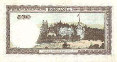 Románia 1941. 500L T:I- (apró sarokhajlás)