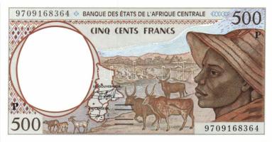 Közép-Afrikai államok/Csád 1994-99. 500Fr T:I