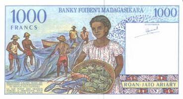 Madagaszkár 1994-95. 500Fr + 1000Fr + 5000Fr T:I