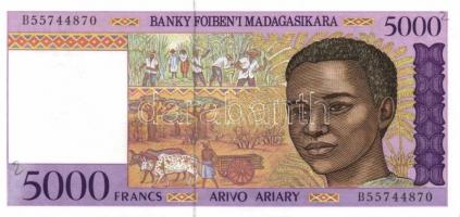 Madagaszkár 1994-95. 500Fr + 1000Fr + 5000Fr T:I