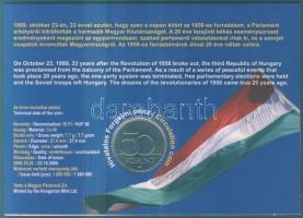 2006. 50Ft "1956-os forradalom 50. évfordulója" elsőnapi veret emléklapon T:1