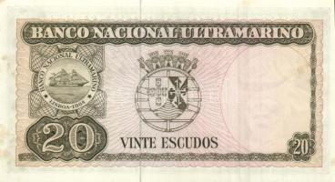 Timor /portugál közigazgatás 1963. 100Esc + 1967. 20Esc T:I