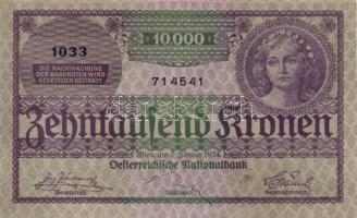 Ausztria 1924. 10.000K T:II+