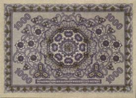 Ausztria/Osztrák-Magyar Bank 1922. 1000K "2311"-es sorozatszám (4x) egymás utáni sorszámma...