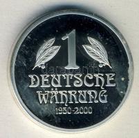 Németország 2000. "Deutsche Währung" Ag emlékérem 25.7g T:PP