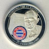 Németország DN. "FC Bayern München alapítása" bicolor Ag emlékérem 9.75g T:PP