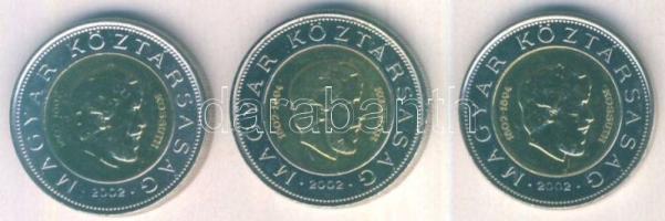 2002. 100Ft "Kossuth" (3x) egynél kötőjel hiányzik az évszámok közül! T:2