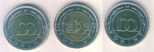 2002. 100Ft "Kossuth" (3x) egynél kötőjel hiányzik az évszámok közül! T:2