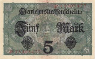 Német Birodalom / Császárság 1917. 5M (2x) kétféle színváltozat T:I