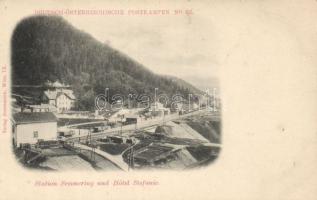 Semmering railway station and Hotel Stefanie