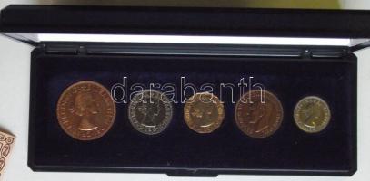 Nagy-Britannia 1967. 3p, 6p, 1Sh, 1/2P "VI. György", 1P T:1 szettben, eredeti dobozban és tanúsítvánnyal!
