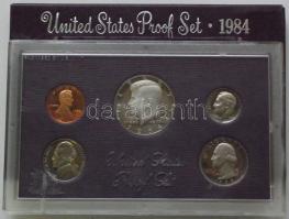 USA 1984. 1c-1/2$ 5klf db, szettben T:PP