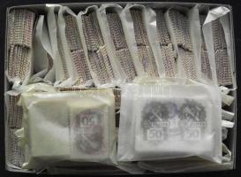 1966 2.000 db 50Ft okmánybélyeg (fekvő vízjellel) kis dobozban, zacskókban (20.000)