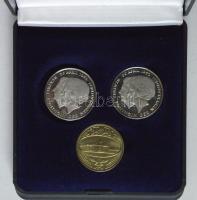 Hollandia 1980. 1G "Beatrix" (2x) Br zsetonnal, tanúsítvánnyal, díszdobozban T:PP,1