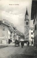 Cortina church with hotel