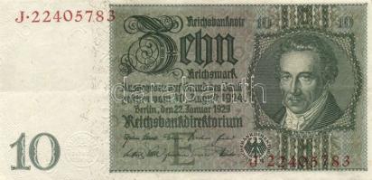 Német 3. Birodalom 1929. 10M (2x) vízjel:Thaer + 20M vízjel:Siemens + 1933. 50M vízjel:Hansemann T:I...