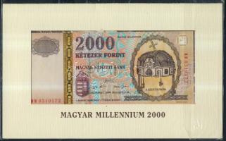 2000. 2000Ft "Millenium" T:I Eredeti bontatlan díszcsomagolásban!