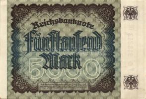 Német Birodalom / Weimari Köztársaság 1922. 5000M (3x) mindegyik különböző vízjellel T:I-