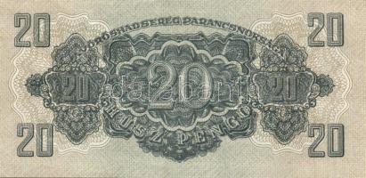 1944. 20P (4x) 2-2 egymásutáni sorszámmal T:I-/II+
