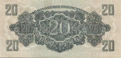 1944. 20P (4x) 2-2 egymásutáni sorszámmal T:I-/II+