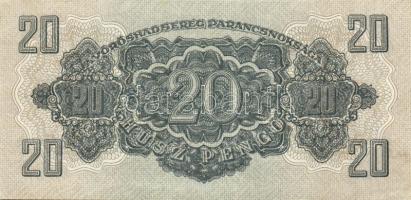 1944. 20P (4x) 2-2 egymásutáni sorszámmal T:I-/II+