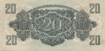 1944. 20P (4x) 2-2 egymásutáni sorszámmal T:I-/II+