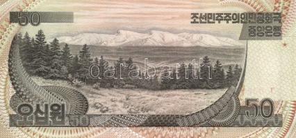 Észak-Korea 1992. 1W, 5W, 10W, 50W, 100W sor piros "Specimen 000000" fny-sal T:I R!