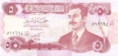 Irak 1980-1994. 5D, 25D, 50D (2x), 100D, 250D (2x) mind klf kiadás! T:I,I-