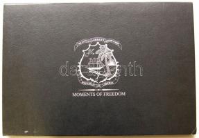 Libéria 2001. 10$ "Szabadság pillanatai" multicolor sorozat 24/16db klf darabja eredeti dí...