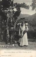 East Indian woman and child in Trinidad