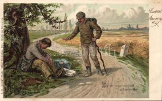 1901 ´Mi Atyánk ki vagy a Mennyekben...´ 6 darabos litho sorozat a Szent imádság teljes szövegével, ...