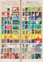 260 db magyar gyufacímke berakólapon