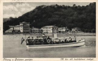 Tihany halélettani intézet és sétagőzös