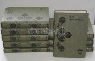 Rákosi Viktor sorozat 9 kötet Bp., 1908-911. Révai. Egységes, levéldíszes zöld egészvászon Gottermayer-kötésben, márványozott lapszélekkel. Mind nagyon szép állapotban!